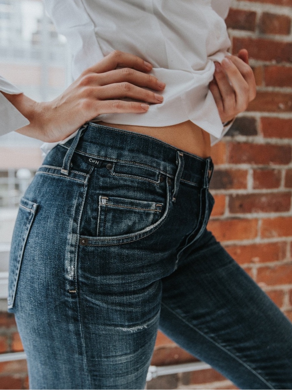 Citizens Of Humanity High Emerson Boyfriend Slim Skinny Jeans